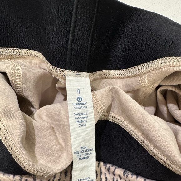 Lululemon Wunder Under Pant Dance Wide Waistband Leggings Skirt Cover size 4 - Picture 6 of 11